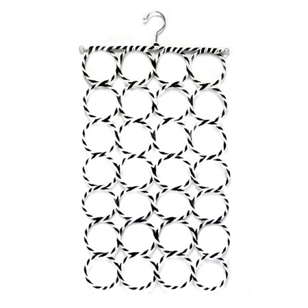 Black and White Scarf Hanger - Click Image to Close